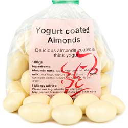 Yogurt Coated Almonds