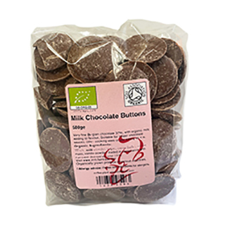 Belgian Milk Chocolate Buttons