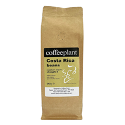 Costa Rica Coffee Beans in 250g Valve Pack