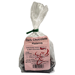 Dark Chocolate Coated Raisins