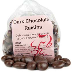 Dark Chocolate Coated Raisins