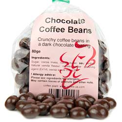 Dark Chocolate Coffee Beans