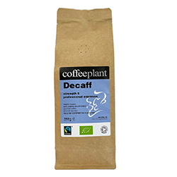 Decaffeinated Organic Fairtrade 250g Ground Professional Espresso