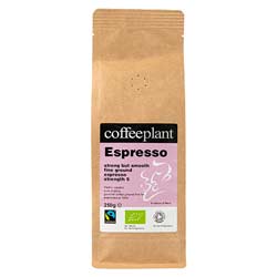 Espresso No 2 Organic Fairtrade 250g Ground Valve Pack