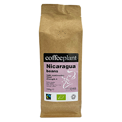Nicaraguan Organic Fairtrade in 250g Beans Valve Packs