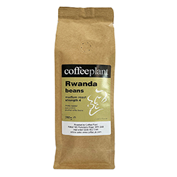 Rwanda Coffee Beans in 250g Valve Pack